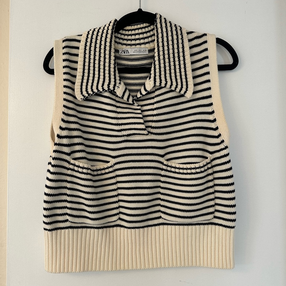 Zara patterned vest